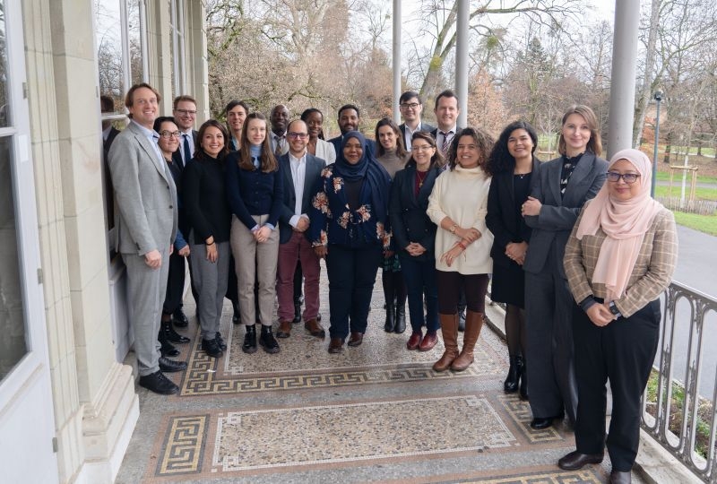 Group photo of participants in the training course